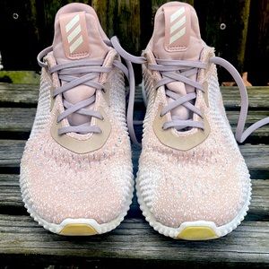 Adidas women running shoes size 7.5 in beige